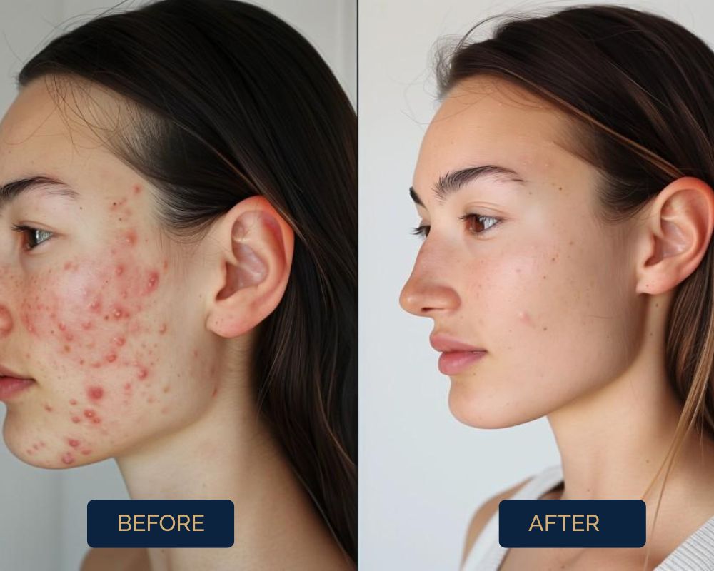 Acne Scar Before After Treatment