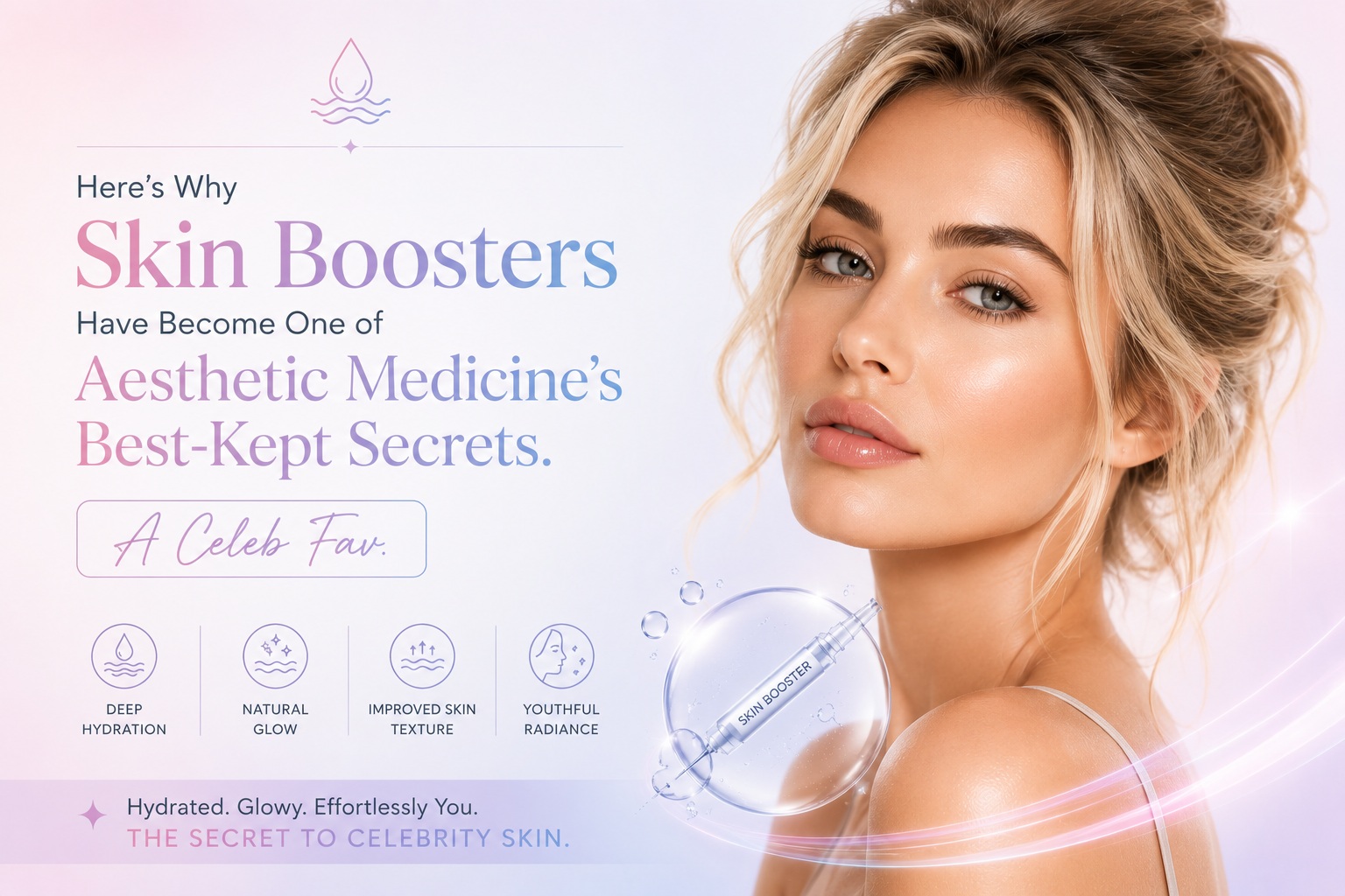Everyone Wants Glowing Skin. Here’s Why Skin Boosters Have Become One of Aesthetic Medicine’s Best-Kept Secrets.